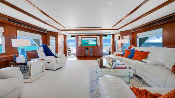 Main Salon Looking Aft