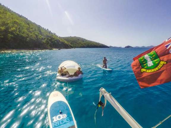 NEW SUPs and floating Sun Island