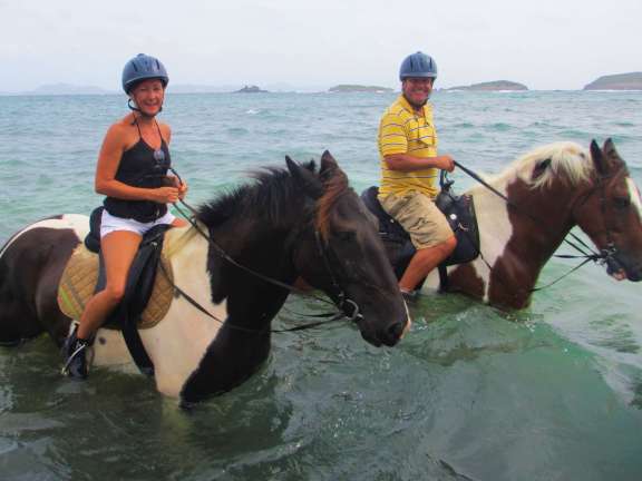GENESIS guests on horseback