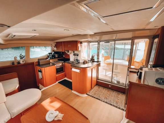 Galley and cockpit entry