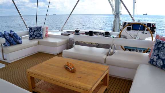 Flybridge looking aft