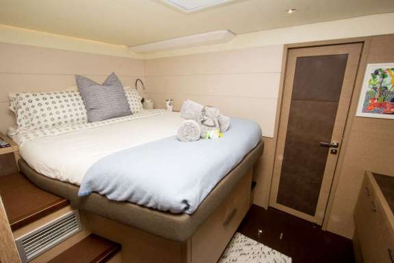 Forward guest cabin