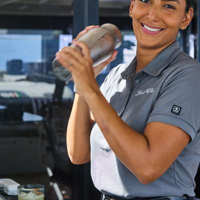 Stewardess Brenda Lima