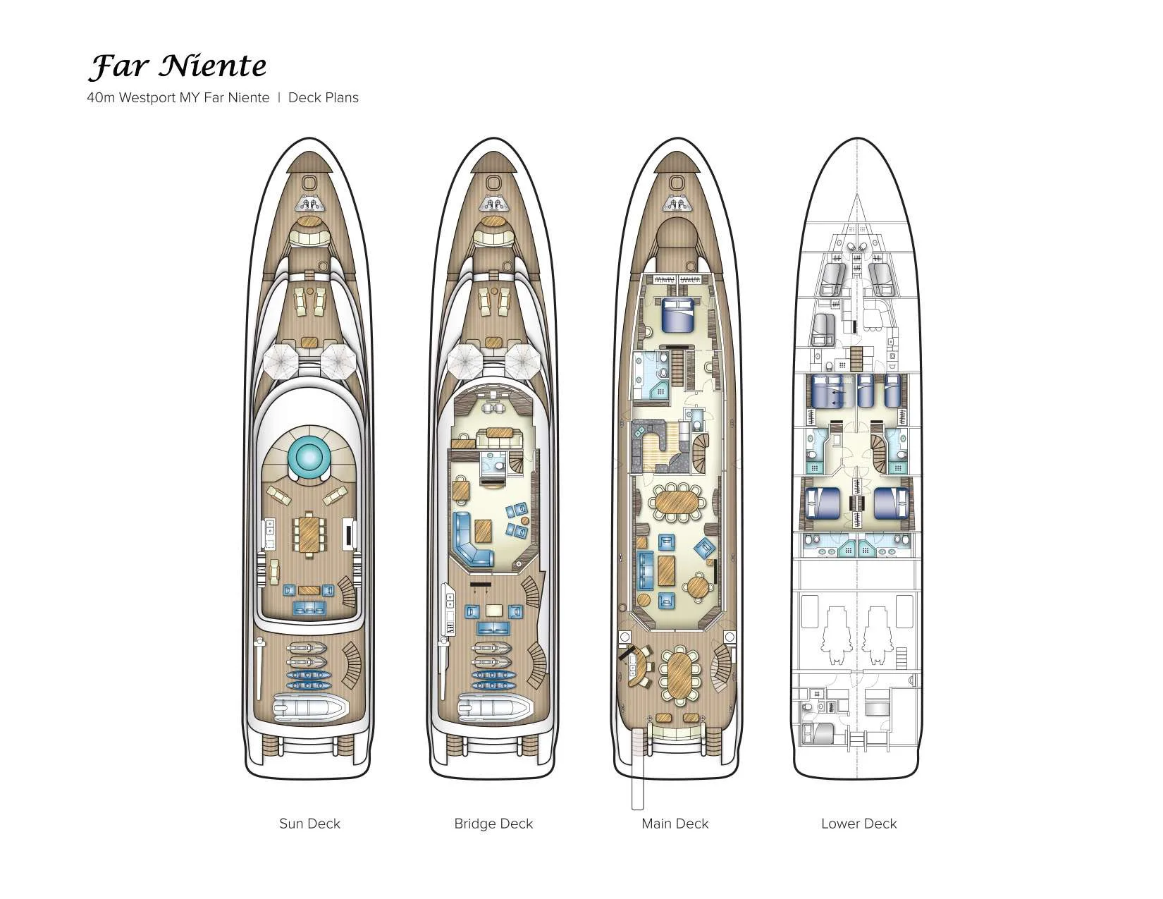 Layout of FAR NIENTE