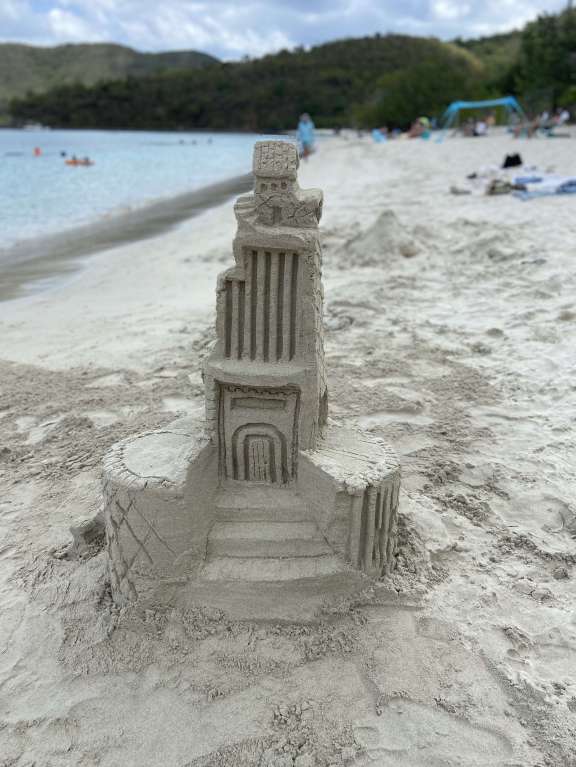 Sand Castle building
