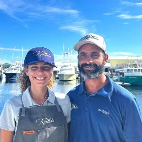 Crew of KITTIWAKE|Captain and Chef