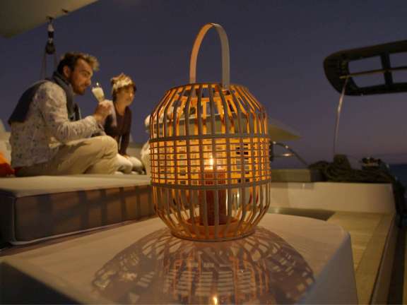 Luncheon aboard SEGUNDO VIENTO