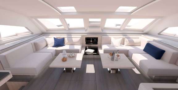 Spacious full width saloon