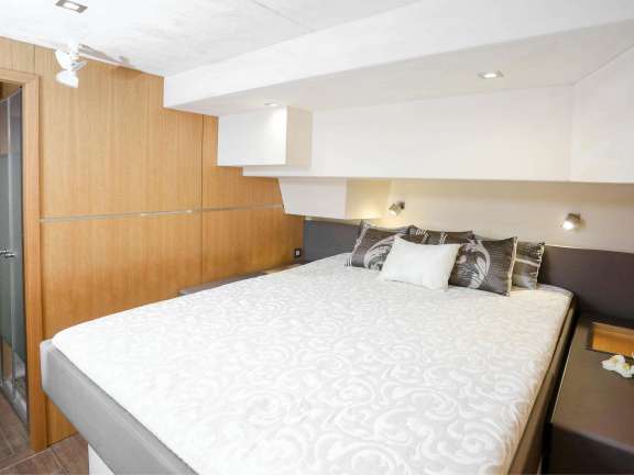 Aft queen berth guest suite