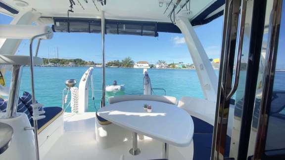 Rear salon view from Galley