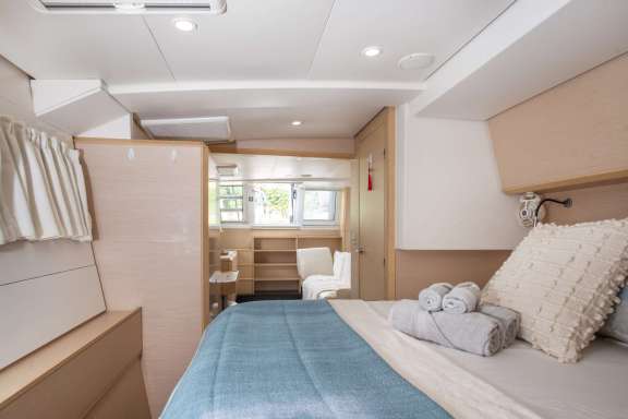 Master cabin sleeping area