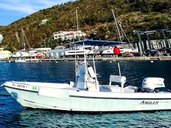 Tow behind Angler speed boat