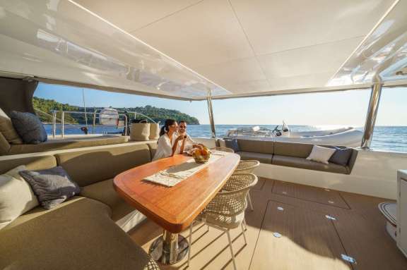 Aft Deck and dining area