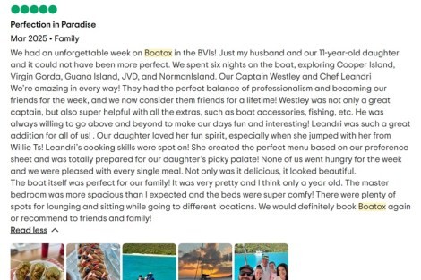 Review img # 32 of the yacht Boatox