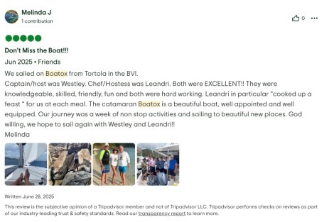 Review img # 1 of the yacht Boatox