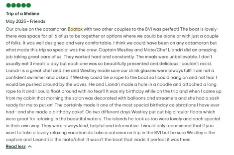 Review img # 3 of the yacht Boatox