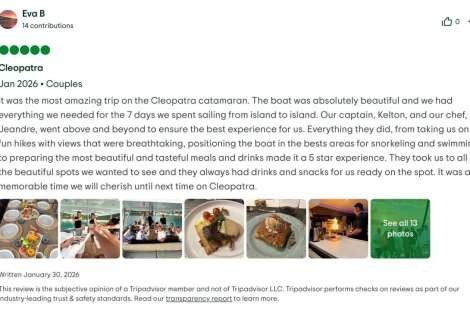 Review img # 1 of the yacht Cleopatra