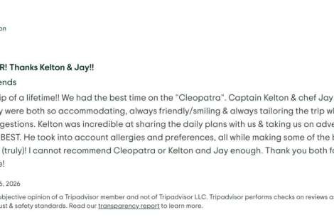 Review img # 2 of the yacht Cleopatra