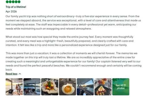 Review img # 4 of the yacht Cleopatra