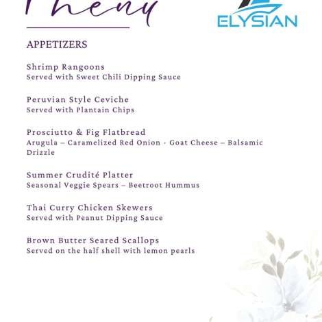 Food onboard ELYSIAN # 3