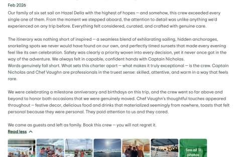 Review img # 1 of the yacht Hazel Della