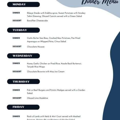 Food onboard LAUREL LEE # 4