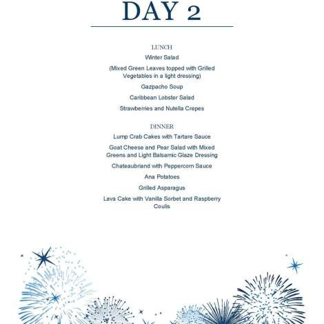 Food onboard MAMMA MIA # 2