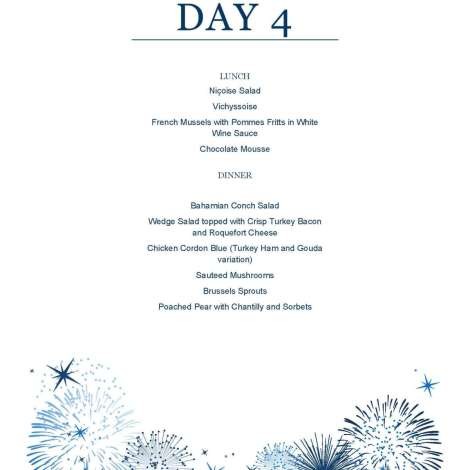 Food onboard MAMMA MIA # 4