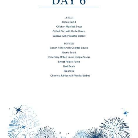 Food onboard MAMMA MIA # 6