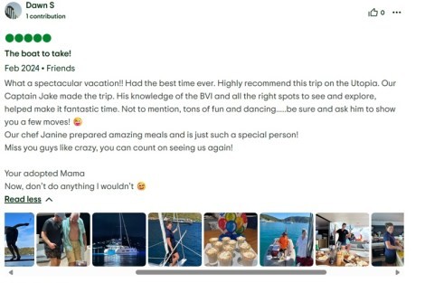 Review img # 20 of the yacht Morning Star