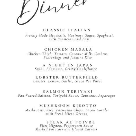 Food onboard OUT OF THE BLUE # 7