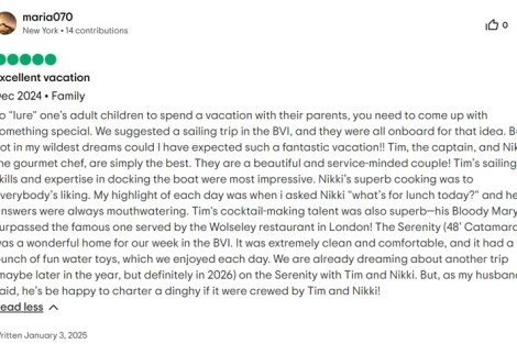 Review img # 5 of the yacht Serenity