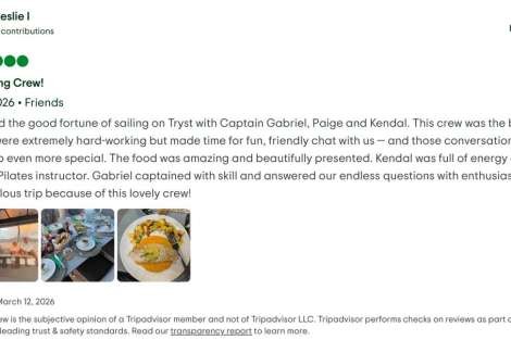 Review img # 2 of the yacht Tryst