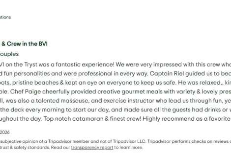 Review img # 4 of the yacht Tryst