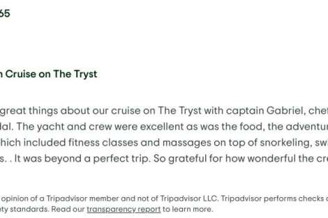 Review img # 7 of the yacht Tryst