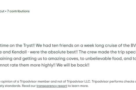 Review img # 8 of the yacht Tryst